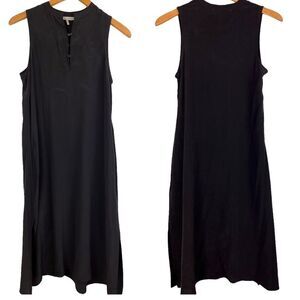 House of Harlow 1960 • Black Sleeveless Silk Dress